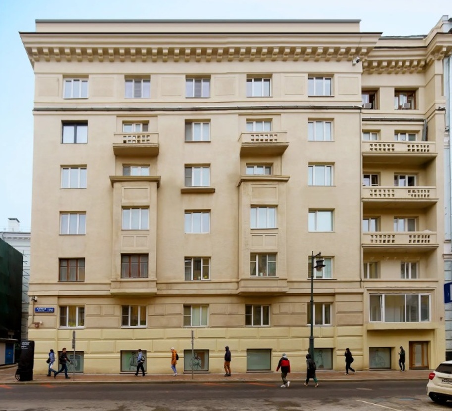 фасад дома, здание по адресу г Москва, ул Большая Никитская, д 12/1